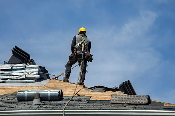 Professional Roofing technician working in Hartstown, PA